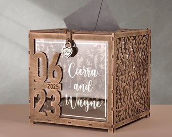 large wedding card box, wedding card box with lock, wedding card box with slot