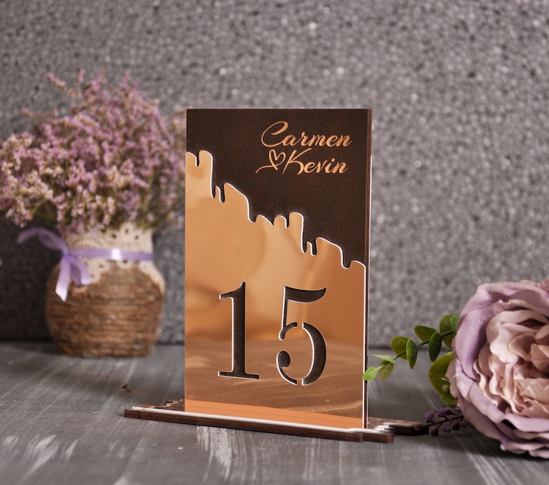 Silver Table Numbers. Gold Table Numbers. Restaurant Table Etsy
