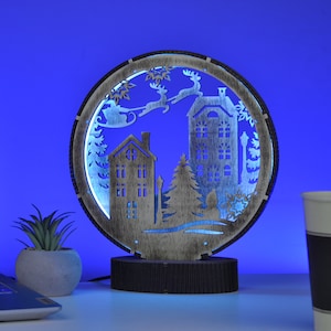 cute night light, christmas night light, merry christmas night light, Christmas Light Decor