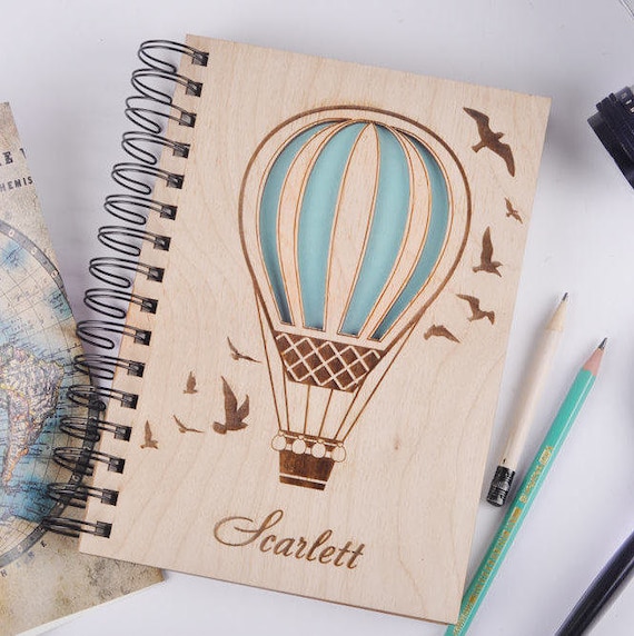 spiral notebook, A5 journal, christmas gift