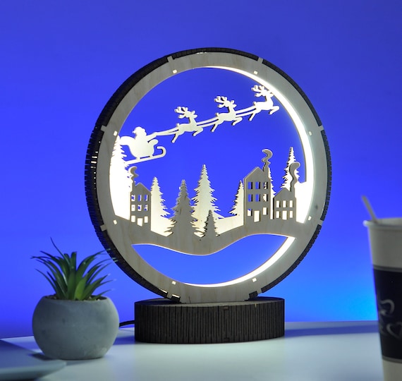 Süßes Weihnachtslicht, Weihnachten Nachtlicht, Weihnachten Licht, Weihnachtslicht Dekor