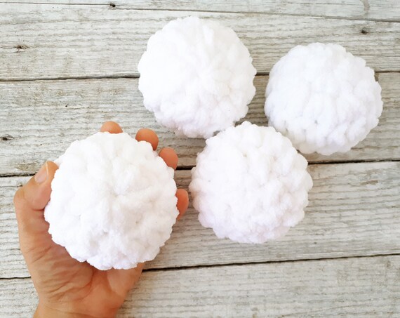 Fake Indoor Snowball Winter Christmas Home Decoration Etsy