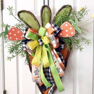 Easter Door Hanger, Carrot Door Hanger, Easter Door Hanger, Spring Door Hanger, Burlap Carrot, Summer wreath, Easter Wreath, Happy Easter