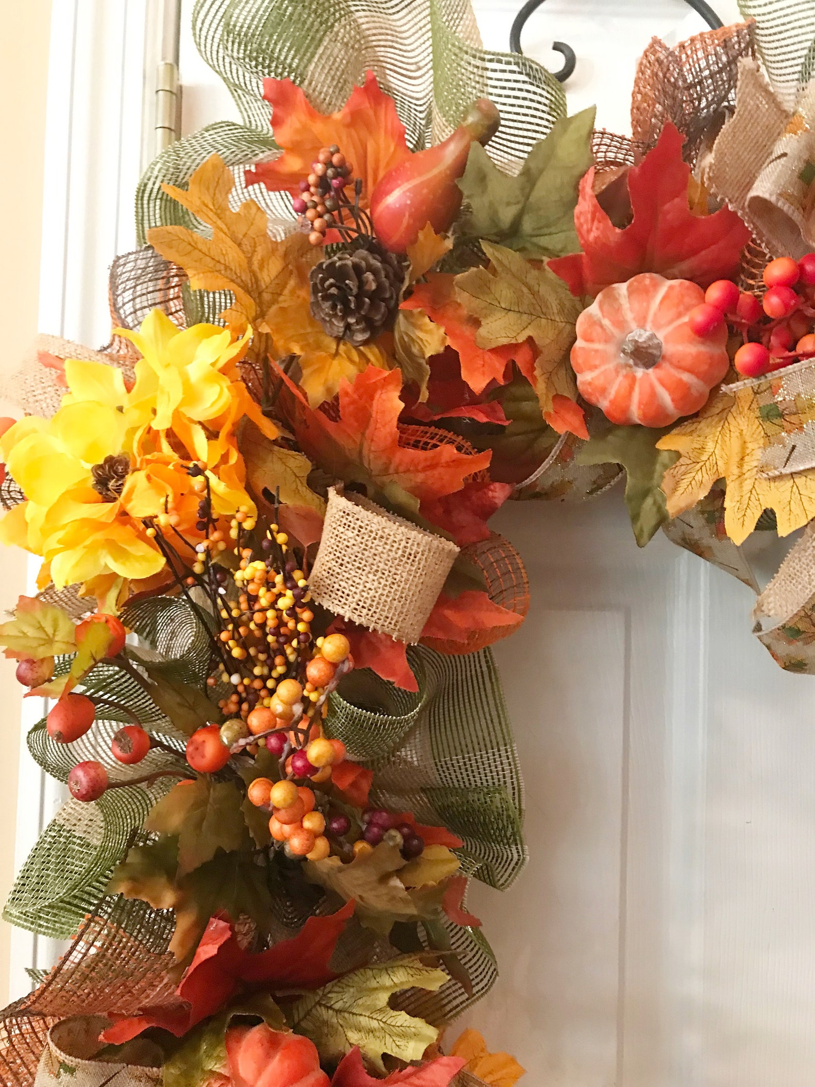 Fall Garland, Mantle Garland, Pumpkin Garland, Harvest Decor, Fall ...