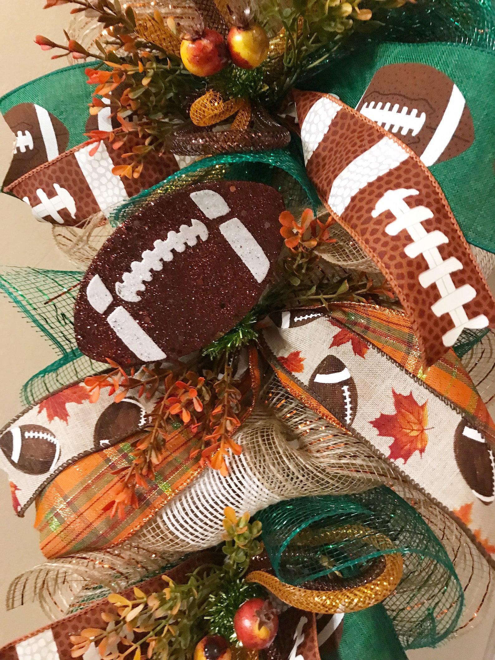 Football Garland Fall Garland Sports Garland Etsy