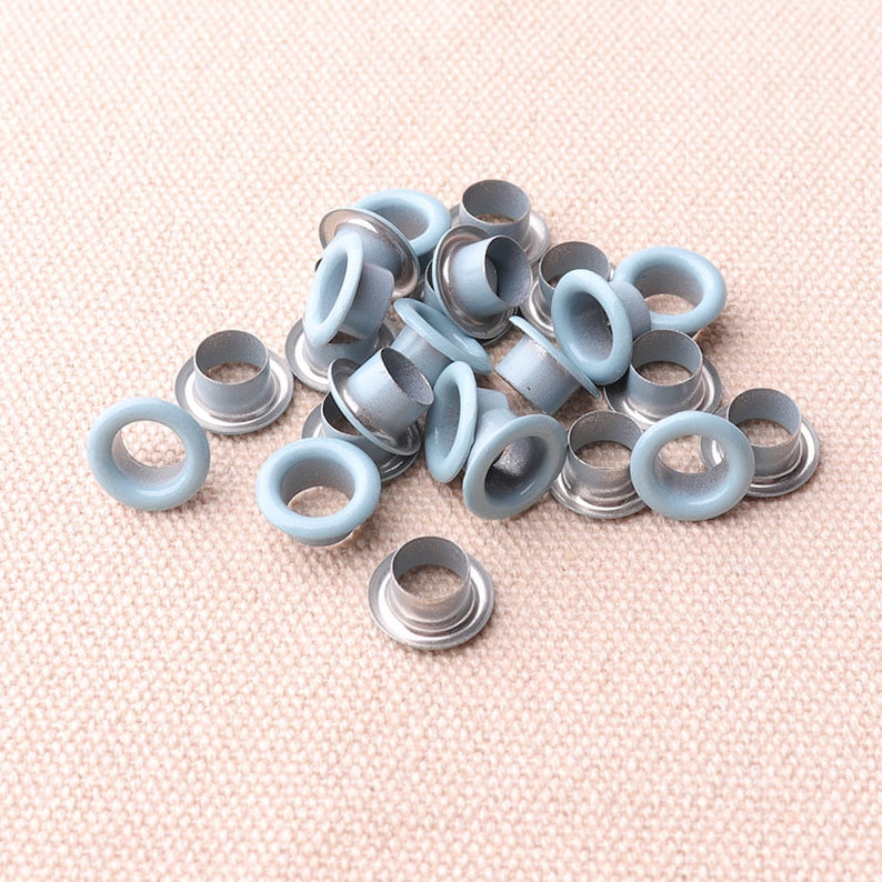 100pcs Blue Eyelets Grommets 10mm Grommet Eyelet for Bead Etsy