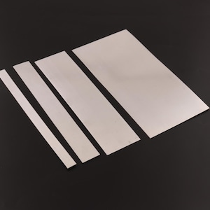 aluminum sheet 8&quot;X0.5&quot;/8&quot;X1&quot;/8&quot;X2&quot;/8&quot;X4&quot;metal aluminum blanks strip for jewelry Laser engraving hand stamping blanks 18Ga 1.0mm thick