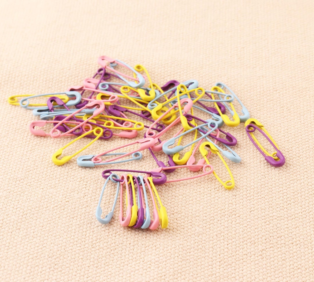 500pcs Mix Color Safety Pins Brooch Pins Label Pins Shawl Kilt Etsy
