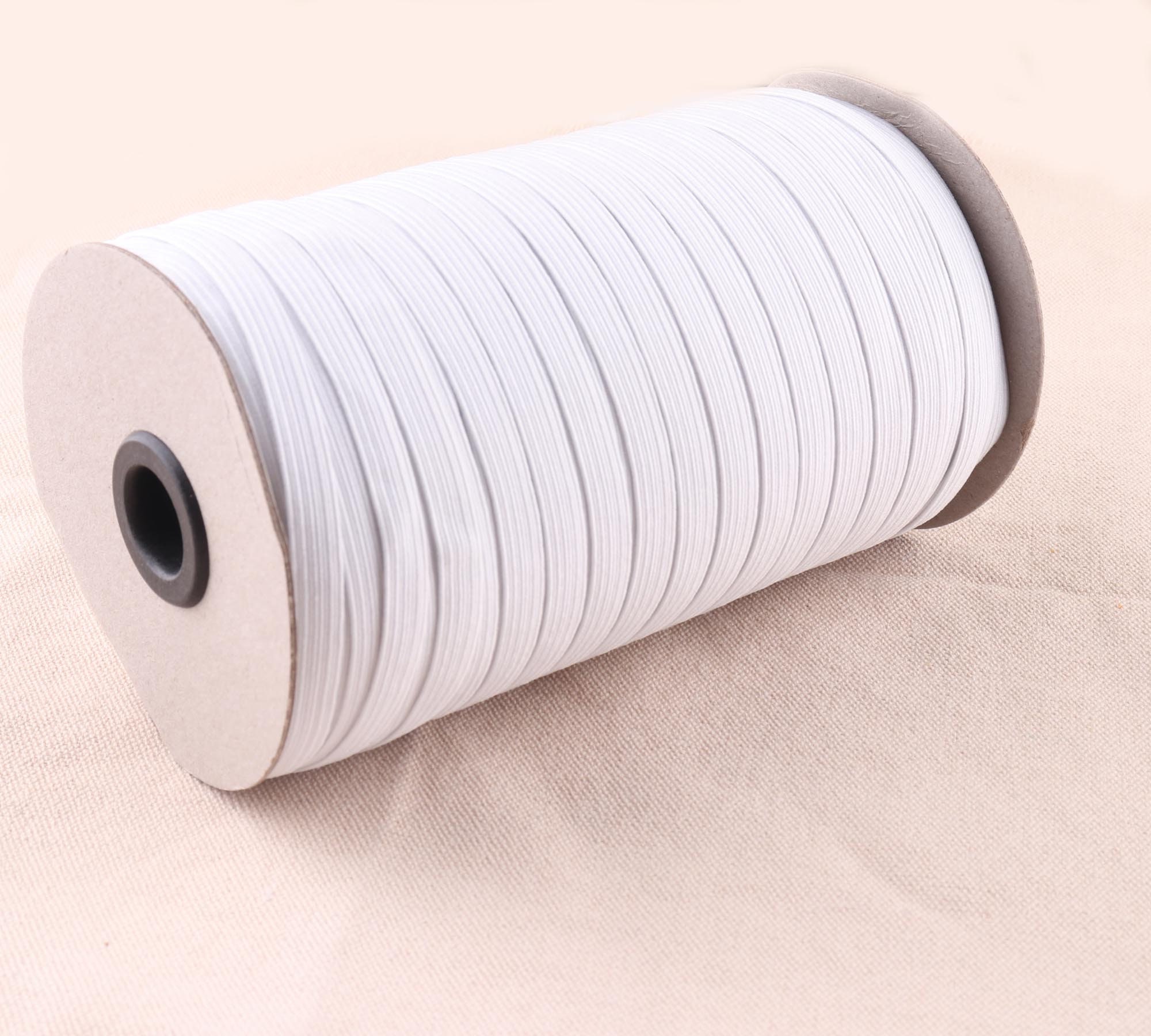 8mm White Color Sewing Elastic Band High Elastic Flat Rubber Band Waist  Band Sewing Stretch Rope Garment Accessories -  Finland