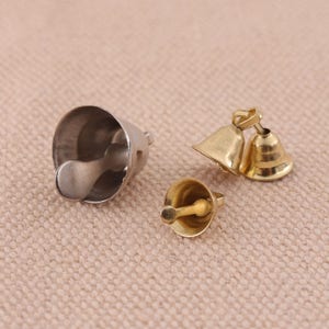 24pcs Jingle Bells Gold Small Jingle bells Tiny Church bells Christmas decoration