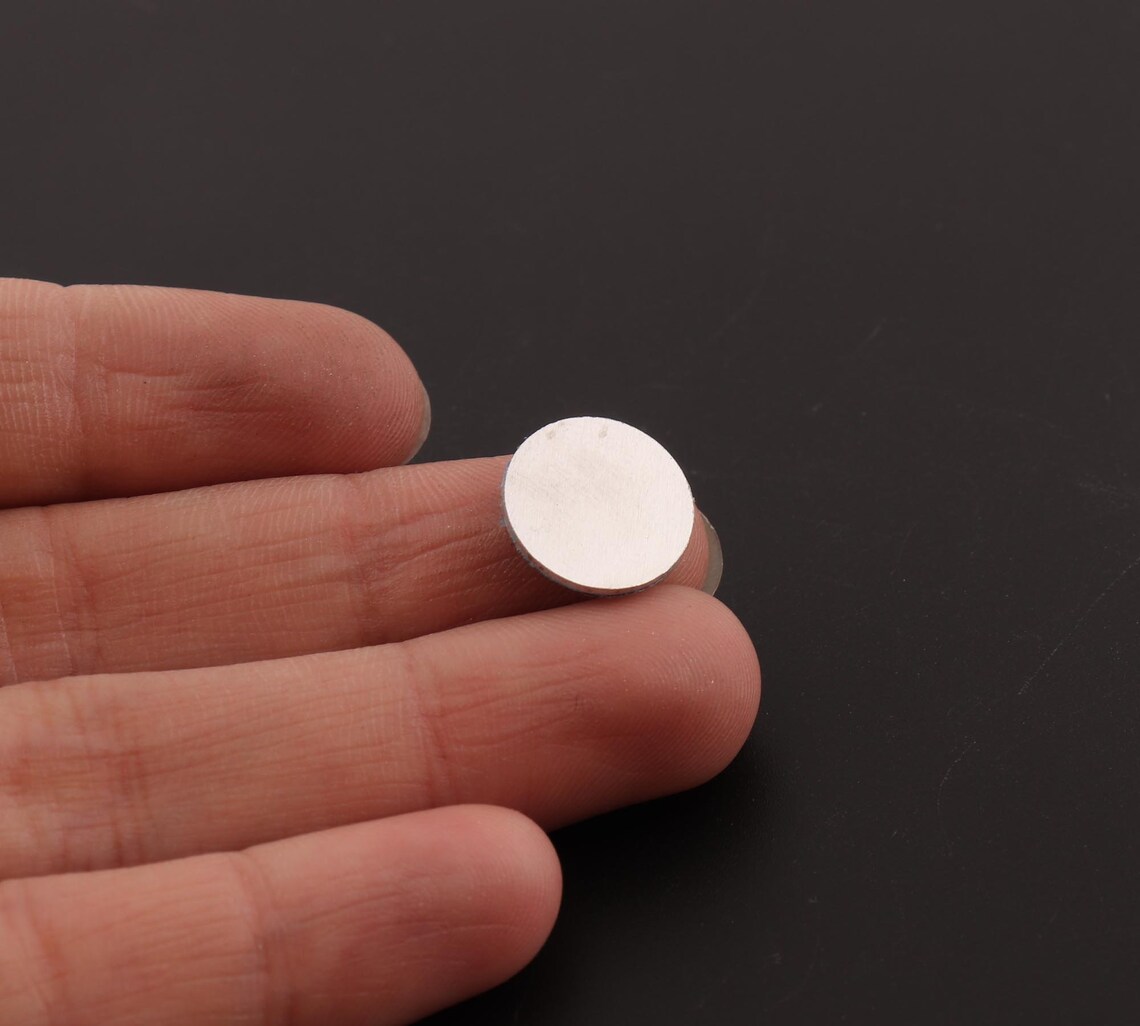 10pcs 1/2 Round aluminum blanks Disc Stamping Blanks 18 Etsy