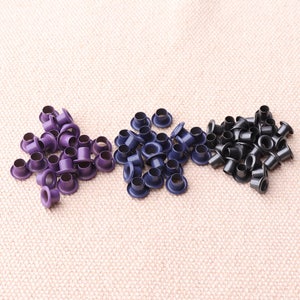 200pcs Small Eyelets Hole Metal Eyelets Grommet Eyelet Tiny Eyelets Sewing Craft Doll Clothes Making Sewing Supply (3 colors)