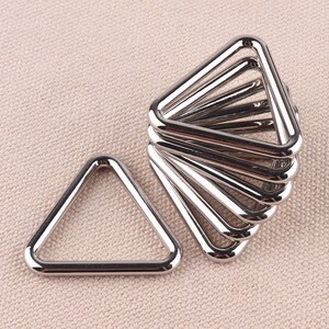 25mm  silver bracelet necklace earrings, jewelry making, geometric earrings, triangle blanks, simple triangle minimalist jewel 6pcs