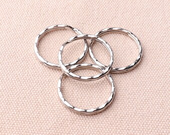 25mm Silver Round Key Rings Keychain Rings Split Ring Keyring Split key ring Split Keyring Iron Key Ring