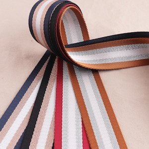 1.5 Inch Cotton Webbing Heavy Duty Bag handles, bag strap for tote bag Upholstery Webbing premium