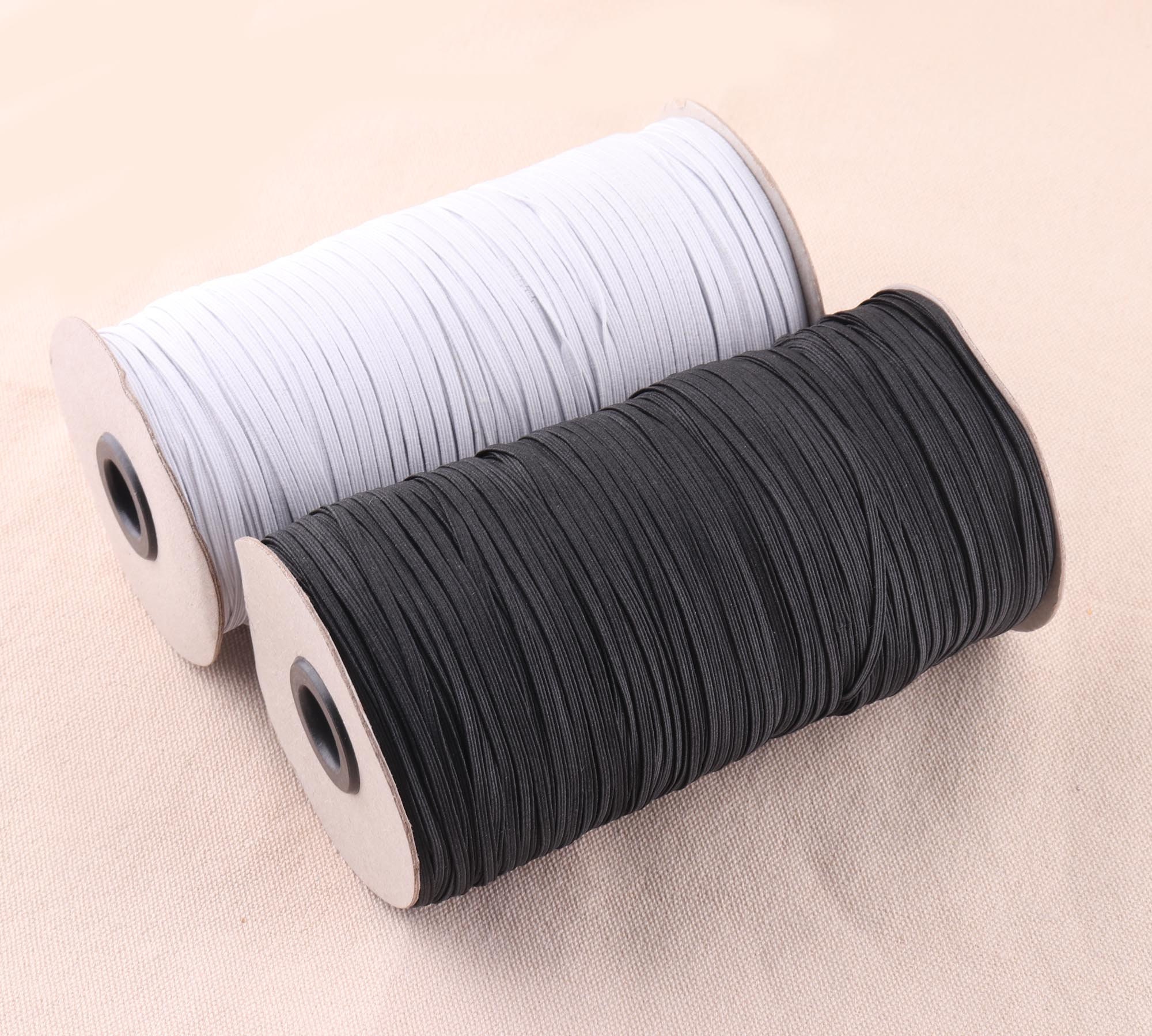 8mm White Color Sewing Elastic Band High Elastic Flat Rubber Band Waist Band  Sewing Stretch Rope Garment Accessories -  Finland