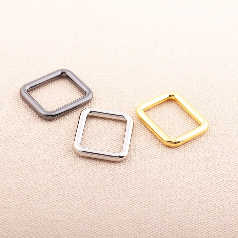 inner size Metal Rectangle Buckle Ring High quality Rectangular rings for Bag Belt Strap purse ring Strap rectangle ring 20*16mm