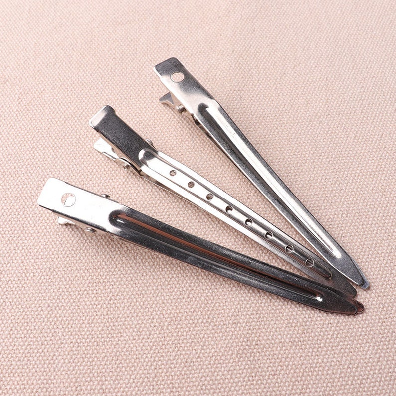 10pcs Alligator Hair Clip Teethless 89mm Long Hair Clips Women Etsy
