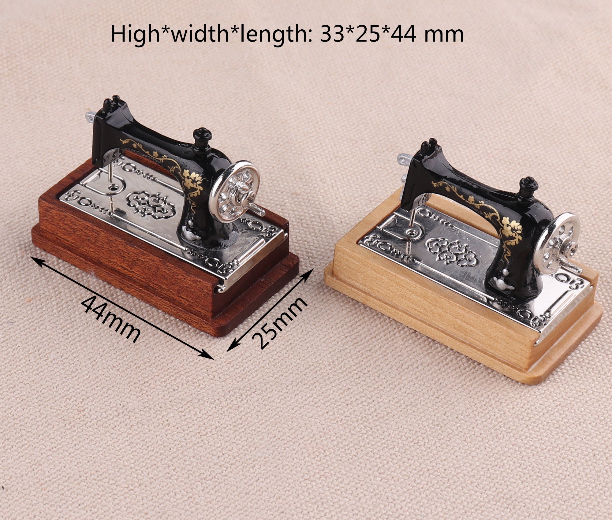 Miniature Sewing Machine for Dolls Houseminiature Sewing Etsy