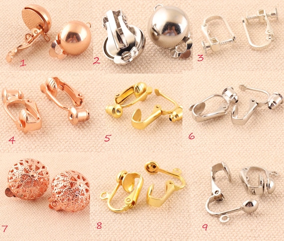 Clip On Earring Converters (2 Pairs)