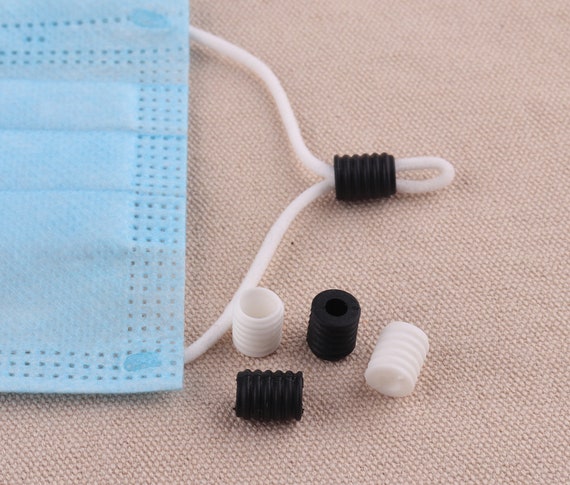 100Pcs toggle stopper buttons Elastic Replacement Shoelace Locks Cord Lock