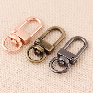30pc Swivel Clasp Purse Clip 32mm Swivel Clasp Key Rings Bag Connectors,Bag Findings