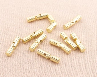 12pcs piccolo 21mm lunga cerniera cilindrica in ottone luce oro Dia 5mm scatola di legno cerniera Dollhouse cerniere - cerniere in miniatura