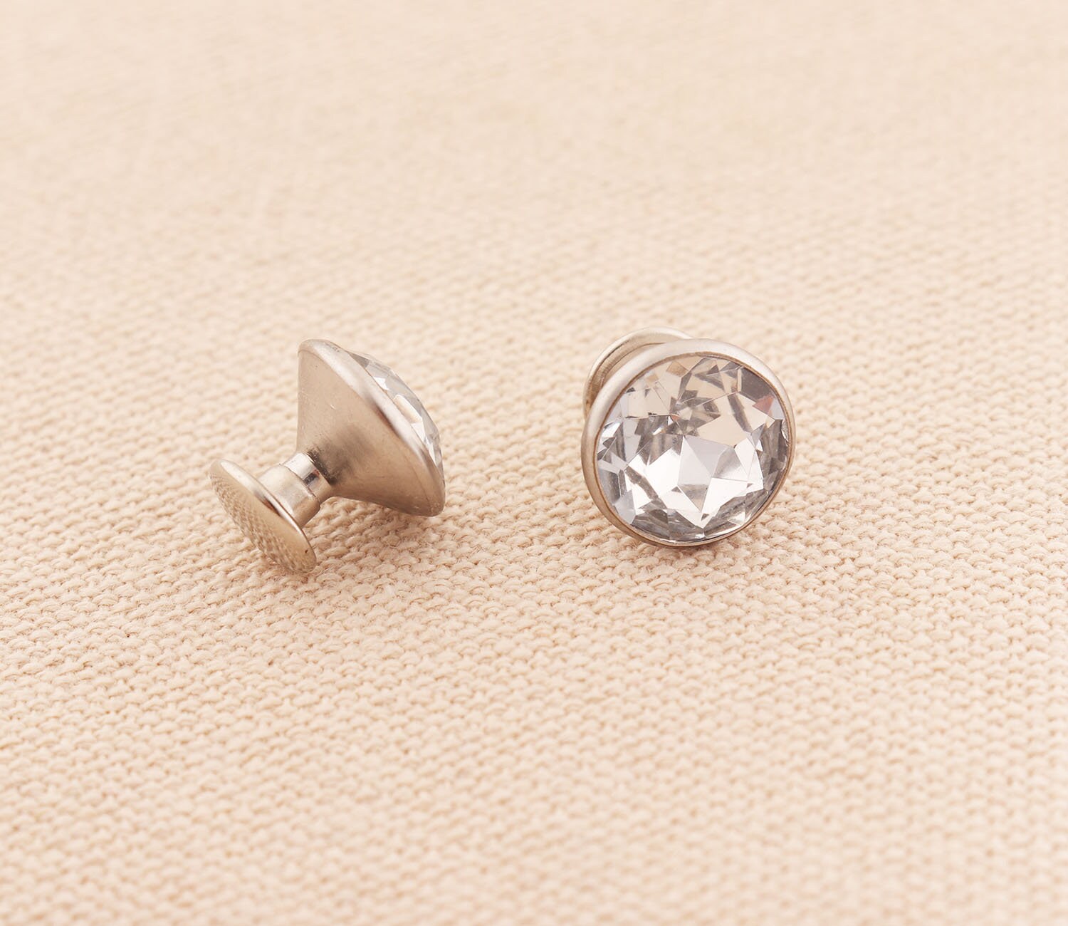 Sliver Rivets Silver Rhinestone Rivets, Leather Rapid Rivets for Fabric,12mm Speedy ...