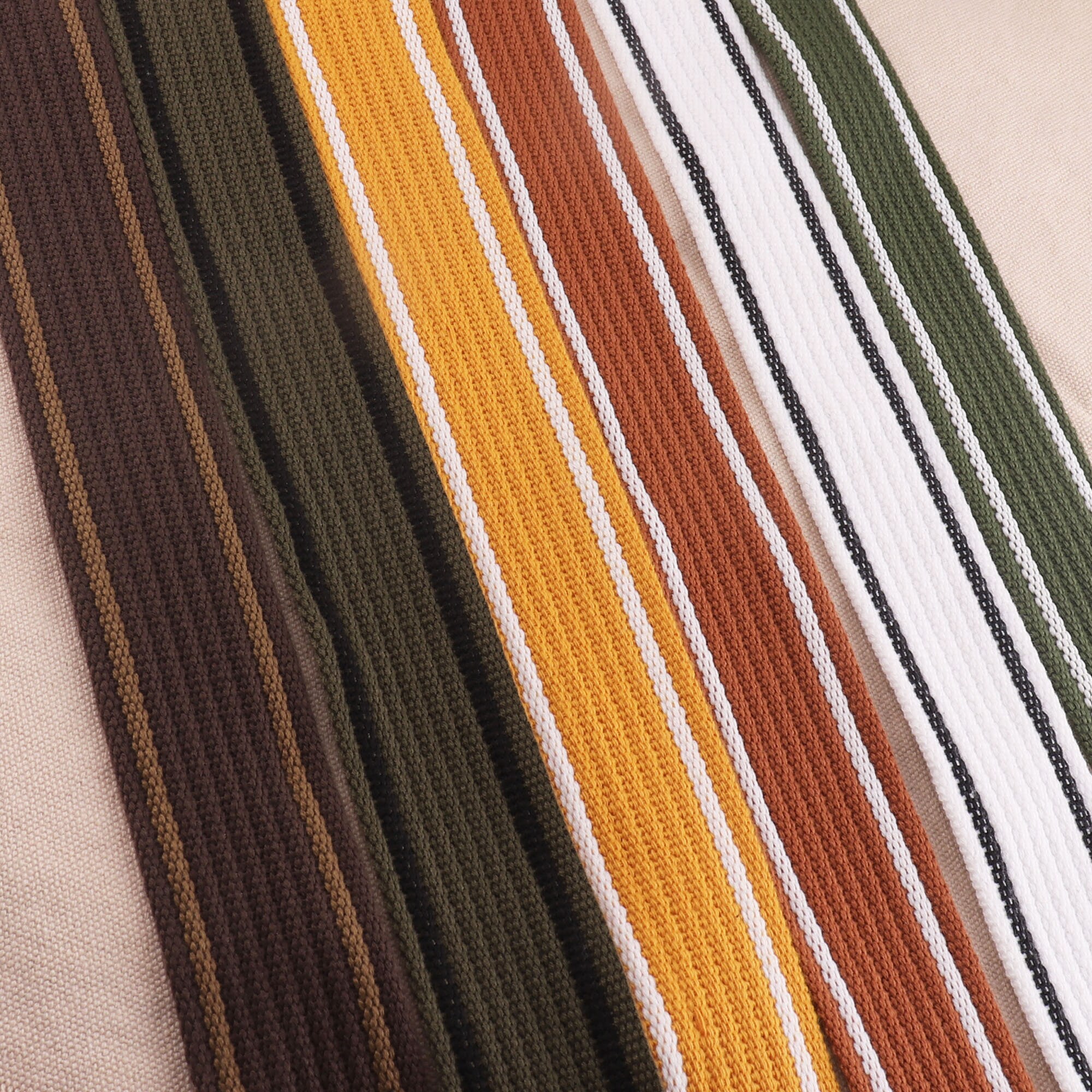 38mm cotton webbing Stripe Webbing Colorful webbing Bag Strap Fabric belt Canvas Webbing Pet Collar webbing Strap