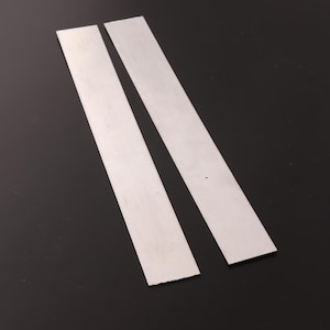 Aluminum Sheet metal 18Ga 8&quot; x 1&quot; 1.0mm Thick aluminum blanks for jewelry stamping blanks aluminum strips