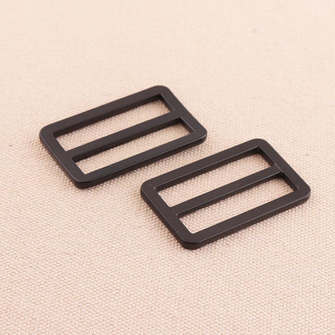 Hebillas Deslizantes De Acero Inoxidable - Pack De 2, Ajustador De Correa Con Rodillo Moleteado, Para Cinturones, Collares, Mochilas