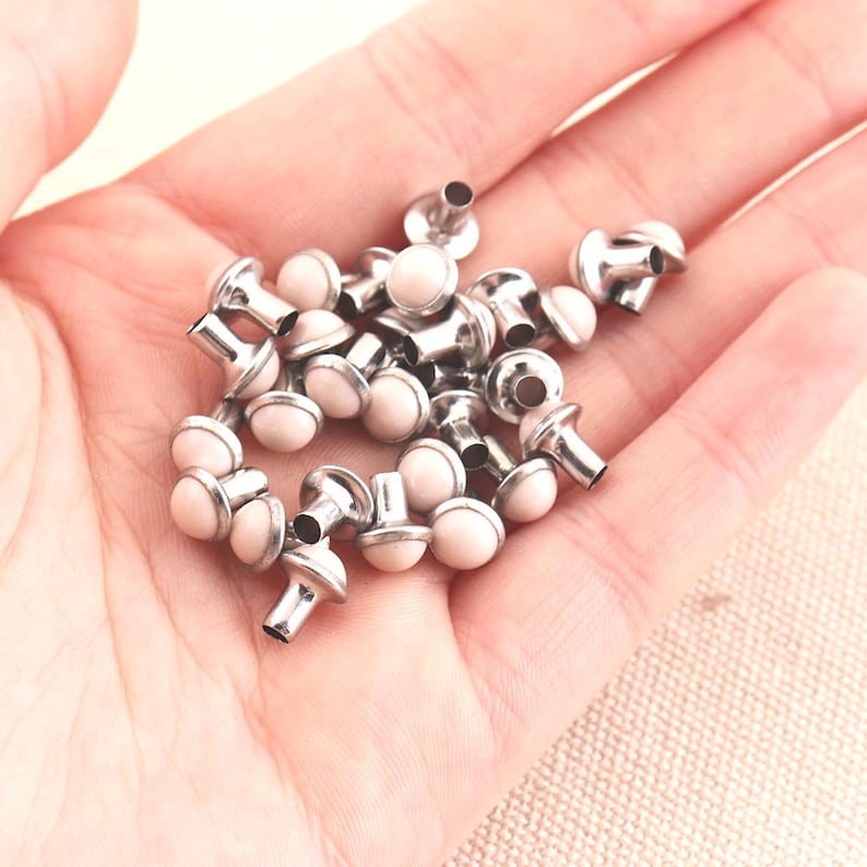 86mm pink Rivets Hollow Rivets Studs for Leather Craft Etsy