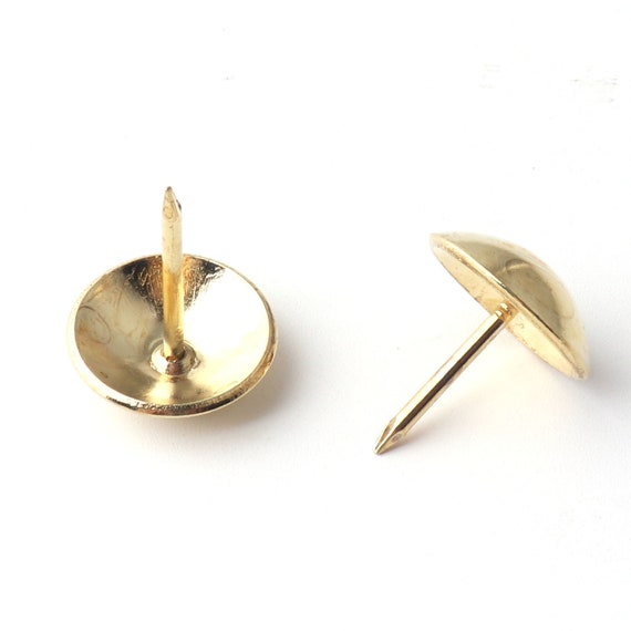 Upholstery Tacks Nailhead Tacks 11mm Rivets Vintage Upholstery Etsy