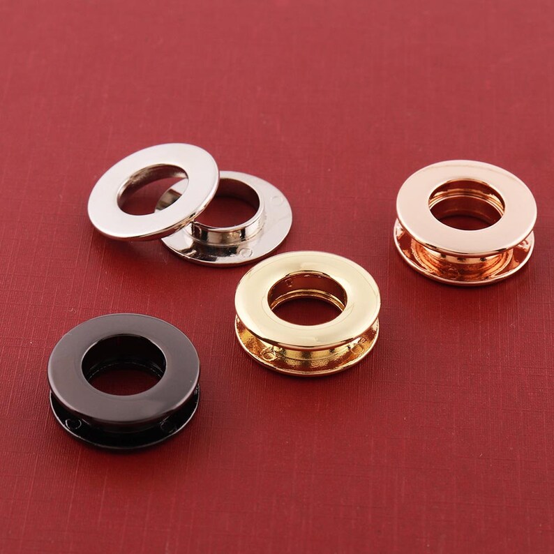 Goldblackrose Goldsilver Alloy Eyelets Metal Eyelet Grommet Etsy