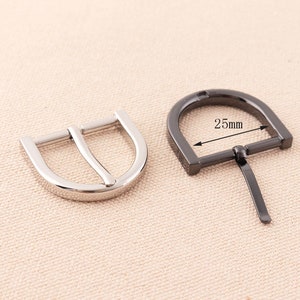 6pc 1&#39;&#39;Pin Buckle,  D buckle,Alloy Pin Buckle, 25mm Alloy Belt Buckle,Handbag Purse Making