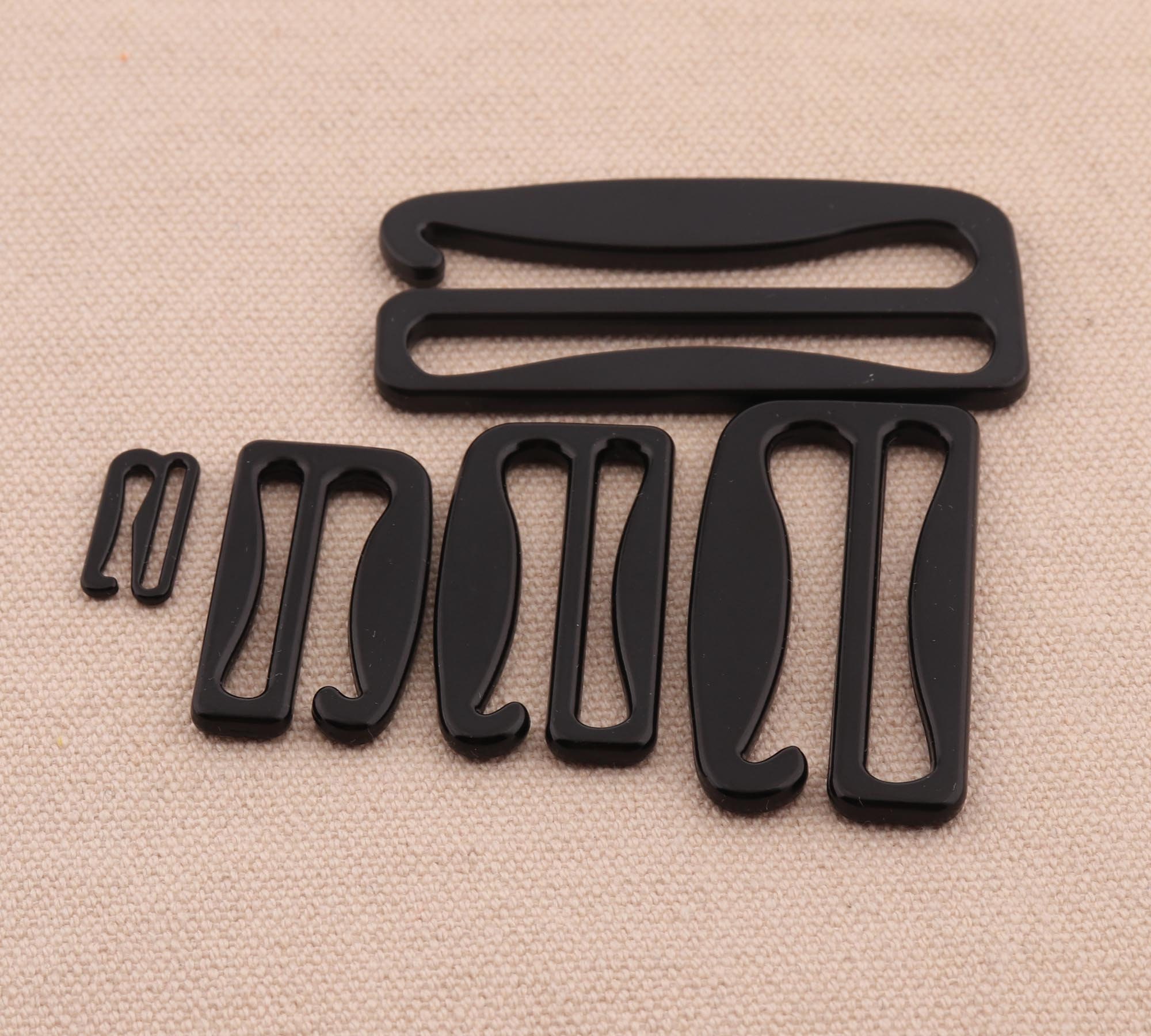 Bra Strap Slider Hooks15/25/30/38/50mm Black Color Bra Making Etsy UK