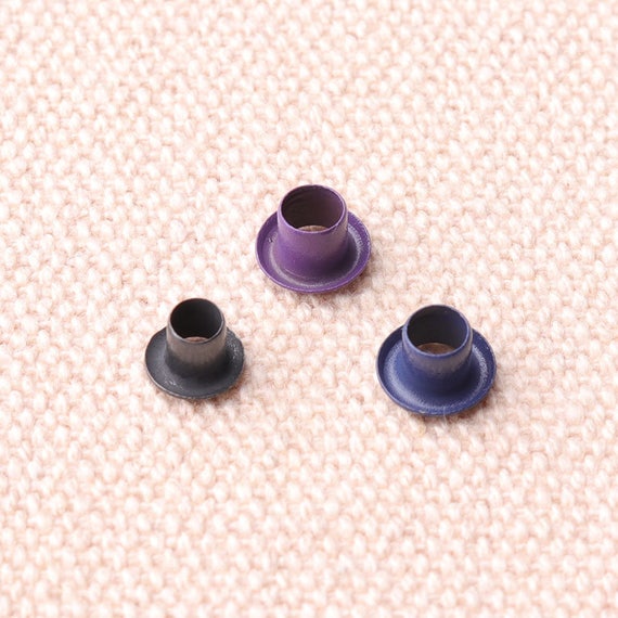 200pcs purple Small Eyelets Hole Metal Eyelets Grommet Eyelet Tiny