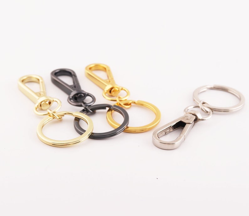 6pc 30mm Lobster Clasp Keychain Rings Alloy Keychains With Etsy