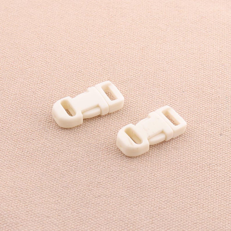10pcs Small White Side release buckle fits 10mm webbing plastic buckle strap hardware 30mm luggage suppliesbelt hardware