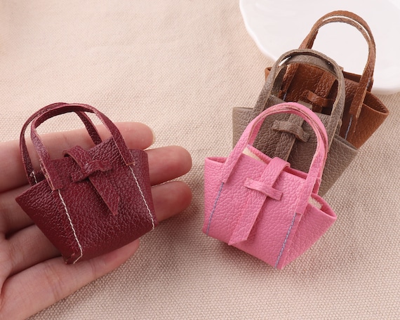 Dollhouse Miniature Tote Bag Handbagmini Doll Accessories 