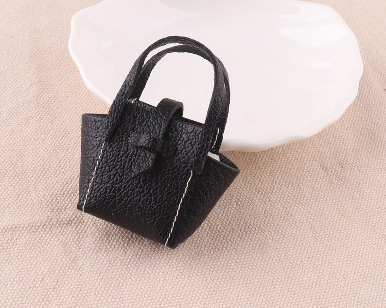 Dollhouse Miniature Tote Bag Handbagmini Doll Accessories Etsy
