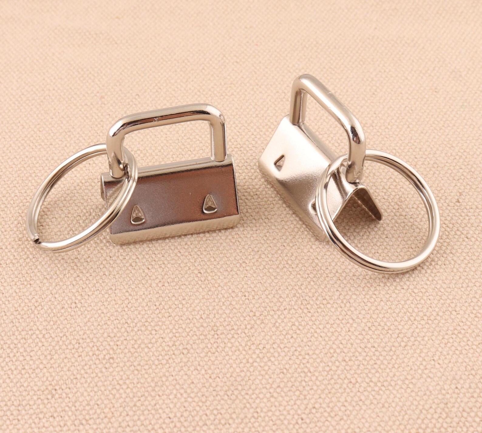 25pcs Key Fob Hardware 1 25mm Key Fobs With Split Ring Etsy