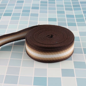 Nylon Stripe Soft Webbing 1&#39;&#39;(25mm) Soft Ribbon Bag Purse Straps Totes Belts Tape Bag Handle garment accessories