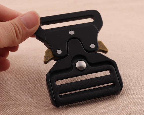 1 Inch/25mm Quick Slide Release Plastic Buckle Black Clips Webbing