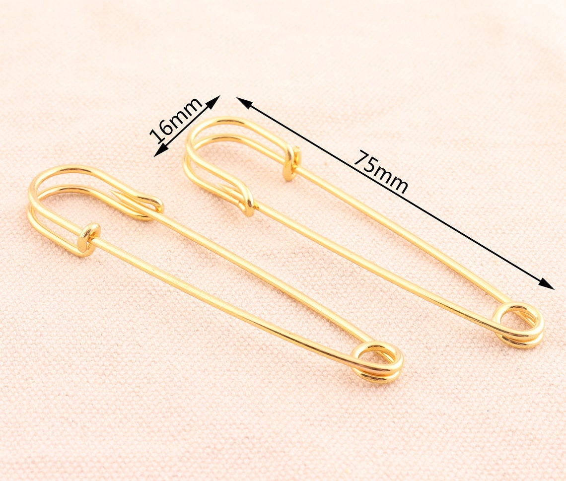 Rainbow Safety Pins 75mm Large Safety Pin Giant Safety Pins - Etsy