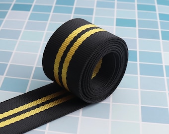 38mm 1 1/2inch width Cotton Webbing Leash Nylon Webbing Bag Belts Purse Straps Ribbon for garment bag accessories