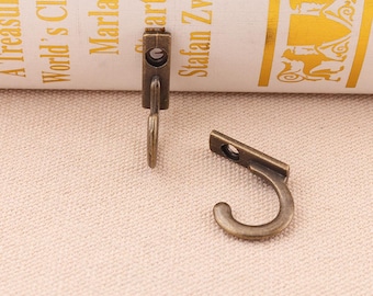 10pcs Small Wall Hanger Bronze Wall hooks Good Quality Hangers Strong Clothing Hooks Hanger Supplies