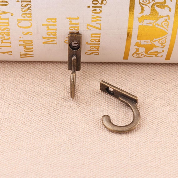 10 stücke Kleine Wand Haken Bronze Wandhaken Gute Qualität Kleiderbügel Starke Kleidung Haken Kleiderbügel Liefert