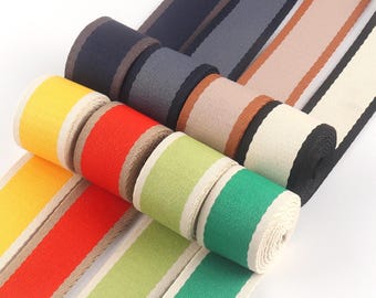 38mm colorful Cotton webbing 1 1/2 inch wide webbing strap leash for Hats/Clothing/pet collar/bags handles/belt accessories by the yards