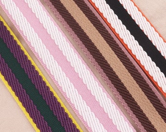Cotton Webbing 1.5 Inch Wide Webbing Bag handles, bag strap for tote bag Upholstery Webbing Double 38MM